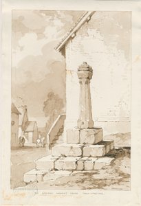 Talke - Ancient Market Cross by Thomas Peploe Wood