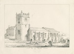 Tatenhill Church by Thomas Peploe Wood