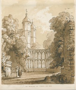 Tixall Hall by Thomas Peploe Wood