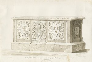 Tomb in Biddulph Church - William Bowyer by Thomas Peploe Wood