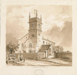 West Bromwich Church [Old] by Thomas Peploe Wood