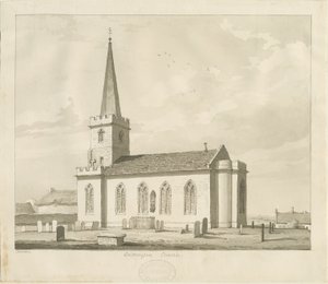 Whittington Church by Thomas Peploe Wood