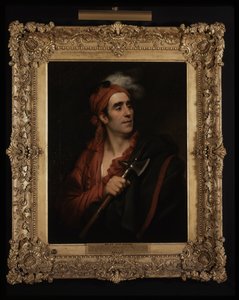 Portrait of the Native American Chief Tyroninhokarawen, known in the British Army as Captain (now Major) Norton by Thomas Phillips