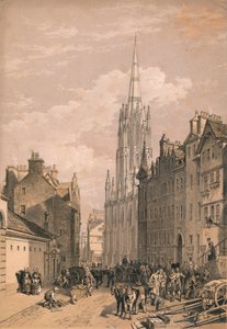 New Assembly Hall, Edinburgh, c1875 by Thomas Picken