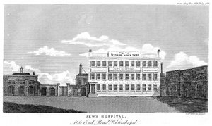 Jews Hospital, Mile End Road, Whitechapel, London by Thomas Prattent