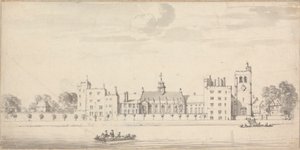 Lambeth Palace from Across the River by Thomas Priest