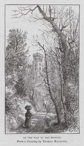 On the Way to the Station by Thomas Robert Macquoid