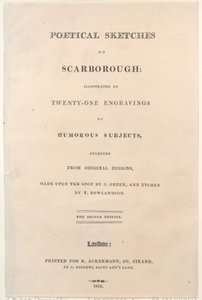 Title Page, from Poetical Sketches of Scarborough, 1813