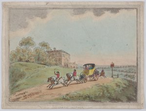 A Coach and Four by Thomas Rowlandson