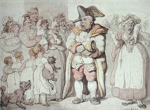 A Cry for a Cat by Thomas Rowlandson