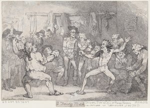 A Fencing Match, December 29, 1788 by Thomas Rowlandson