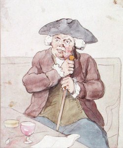 A Man Seated in a Tavern
