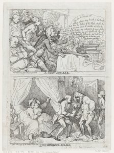 A New Speaker and The Wedding Night, February 7, 1789 by Thomas Rowlandson