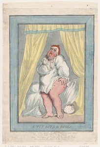 A Tit Bit for the Bugs by Thomas Rowlandson