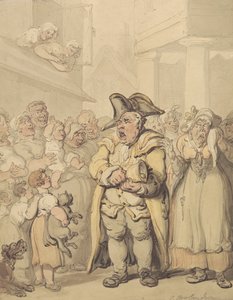 A Town Crier by Thomas Rowlandson