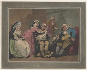 A Visit to the Uncle, December 20, 1794 by Thomas Rowlandson