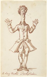 A Long Necked Presbyterian by Thomas Rowlandson