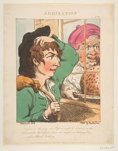 Admiration Le Brun Travested, or Caricatures of the Passions by Thomas Rowlandson