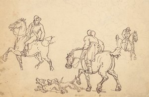 Album Drawing by Thomas Rowlandson