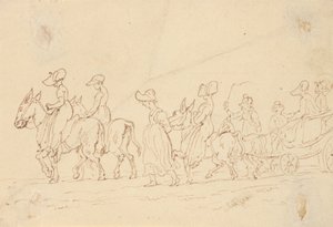Album Drawing by Thomas Rowlandson