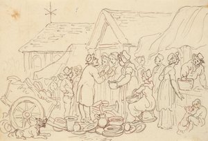 Album Drawing by Thomas Rowlandson