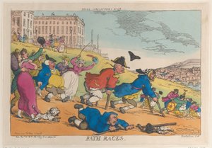 Bath Races by Thomas Rowlandson