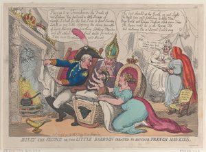 Boney The Second or the Little Baboon Created to Devour French Monkeys, April 9, 1811