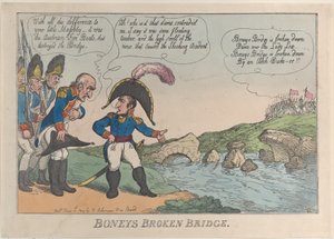 Boneys Broken Bridge, June 12, 1809 by Thomas Rowlandson