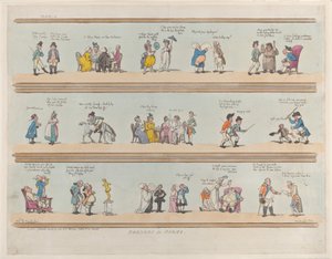 Borders for Rooms, Plate 3, March 30, 1799 by Thomas Rowlandson