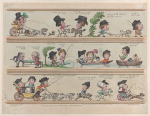 Borders for Rooms & Screens, Plate 7 by Thomas Rowlandson