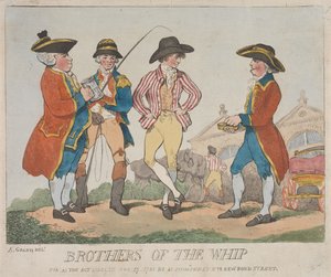 Brothers of the Whip by Thomas Rowlandson