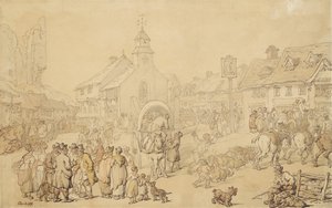 Cardiff by Thomas Rowlandson