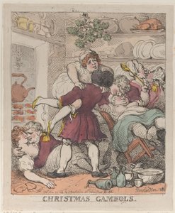 Christmas Gambols by Thomas Rowlandson
