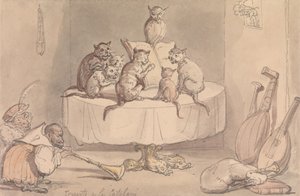 Concerto a la Catalani by Thomas Rowlandson