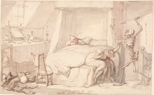 Death and the Debauchee by Thomas Rowlandson