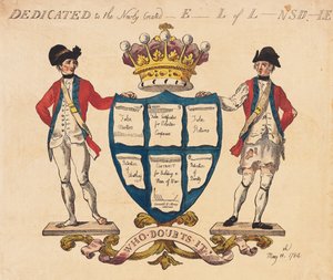 Dedicated to the Newly Created Earl of Lonsdale, pub. 1784