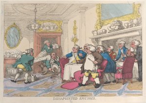 Disappointed Epicures by Thomas Rowlandson