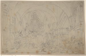 Dr. Syntax and the Superannuated Fox Hunters by Thomas Rowlandson