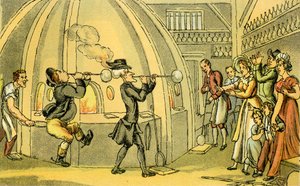 Dr Syntax in the Glass-House by Thomas Rowlandson