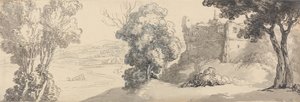 Dudley Castle by Thomas Rowlandson