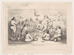 Dutch Academy, March 1792 by Thomas Rowlandson