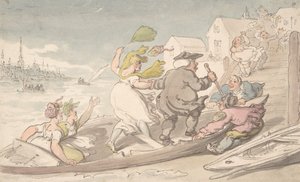 Easterly Winds by Thomas Rowlandson.