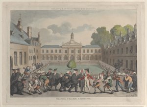 Emanuel College, Cambridge, October 31, 1811 by Thomas Rowlandson