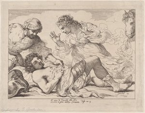 Erminia Discovers the Wounded Tancred from Tasso, Gerusalemme Liberata