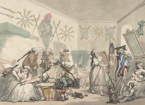 French Barracks, August 12, 1791 by Thomas Rowlandson