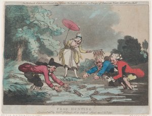 Frog Hunting by Thomas Rowlandson