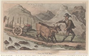 Going Sick to the Rear, from The Military Adventures of Johnny Newcome, 1815 by Thomas Rowlandson