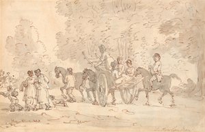 Going to Market by Thomas Rowlandson