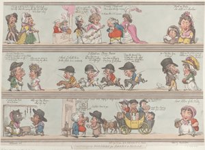 Grotesque Borders for Rooms & Halls, December 1, 1800 by Thomas Rowlandson