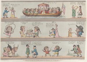 Grotesque Borders for Rooms & Halls, reprint by Thomas Rowlandson